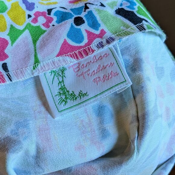 Vintage Y2K Bamboo Traders Mini Skort Floral Bright Bow Athleisure Size 10 - Picture 8 of 13